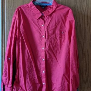 Tommy Hilfiger sz XL pink long sleeve button down